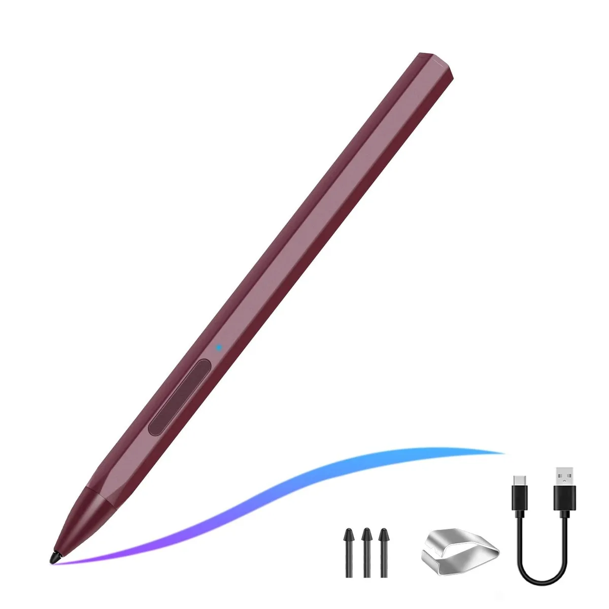 ARENTI ARENTI Stylus Pen Red 4096 Pressure 2 in 1 Accessory — product photo