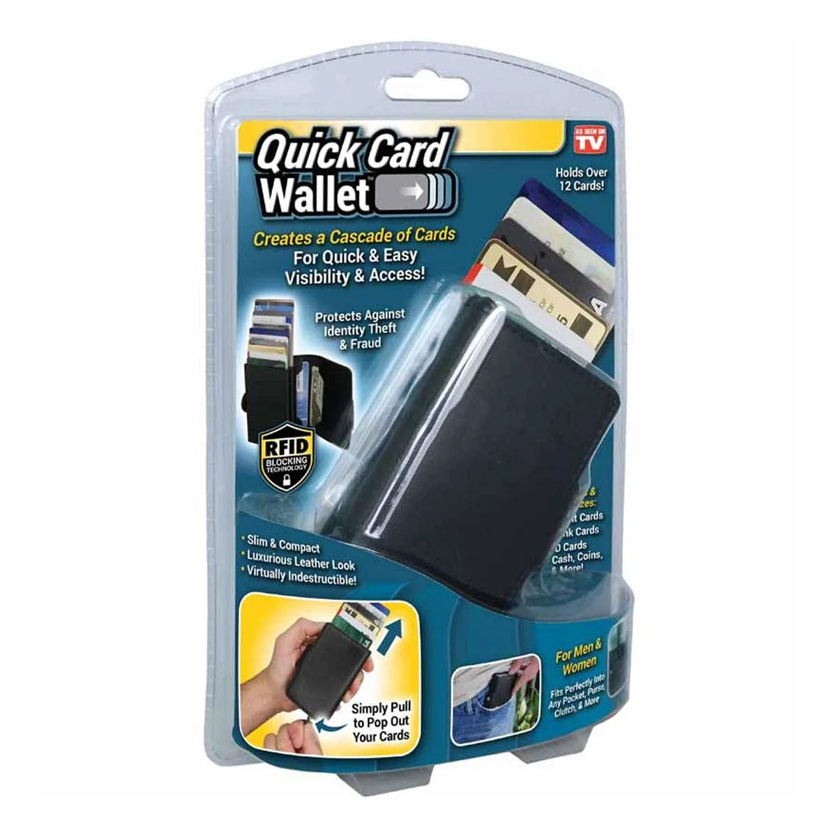 As Seen On TV As Seen On TV Quick Card Wallet Black .5x4.0x5.8 — product photo