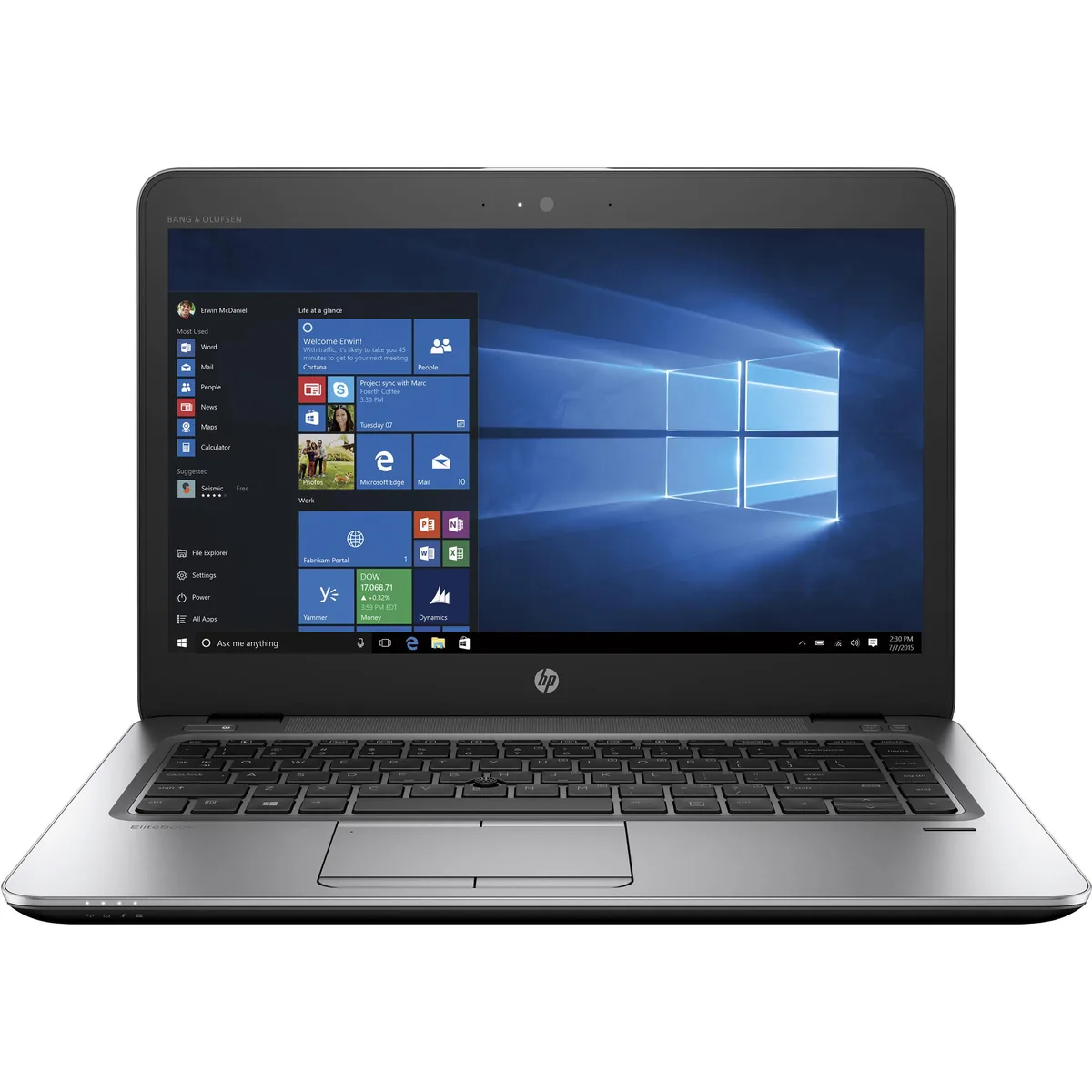 HP HP EliteBook 840 G4 laptop Intel Core i5 2.60 GHz 8 GB 180 GB SSD 14" Windows 10 Pro — product photo