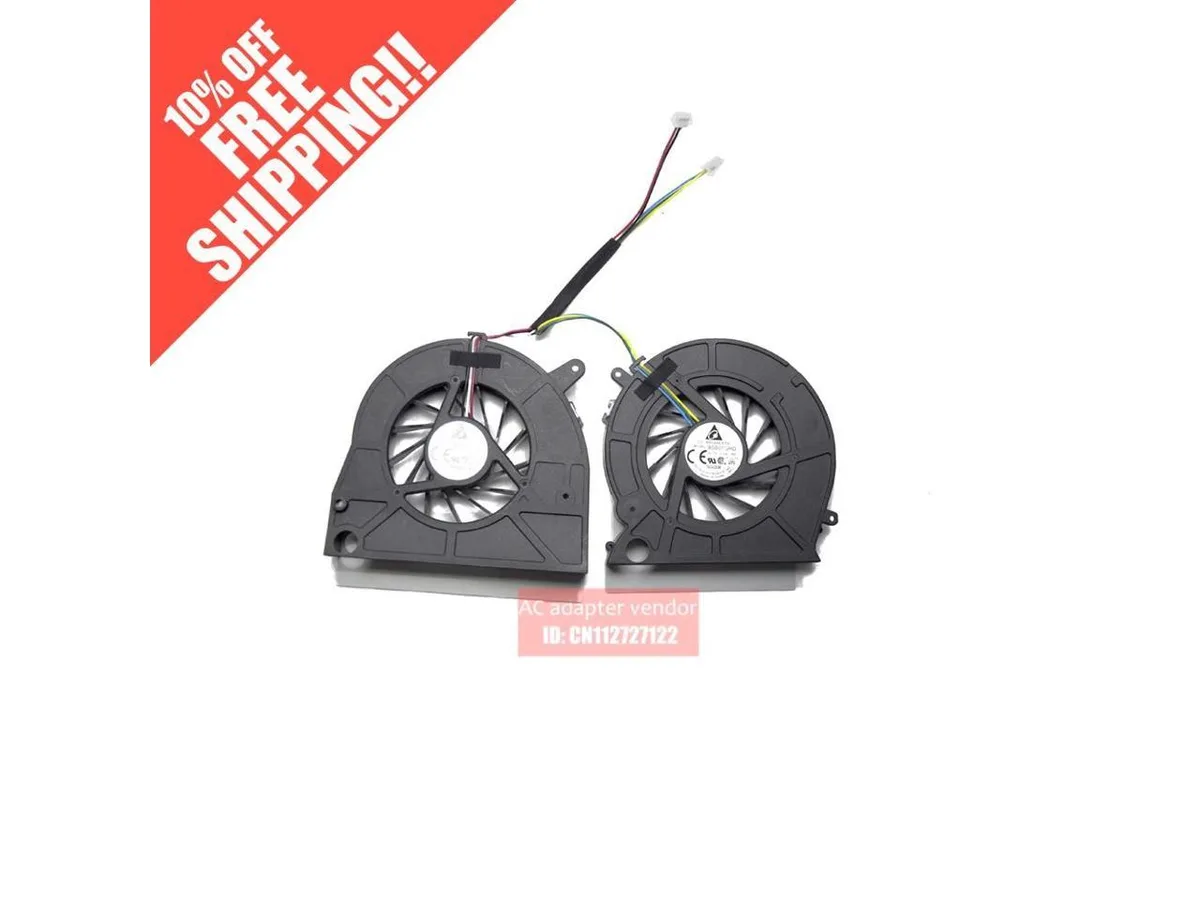 Fans Fans Lenovo ideacenter B500 B505 B510 B50r1 graphics card and CPU fan pair — product photo