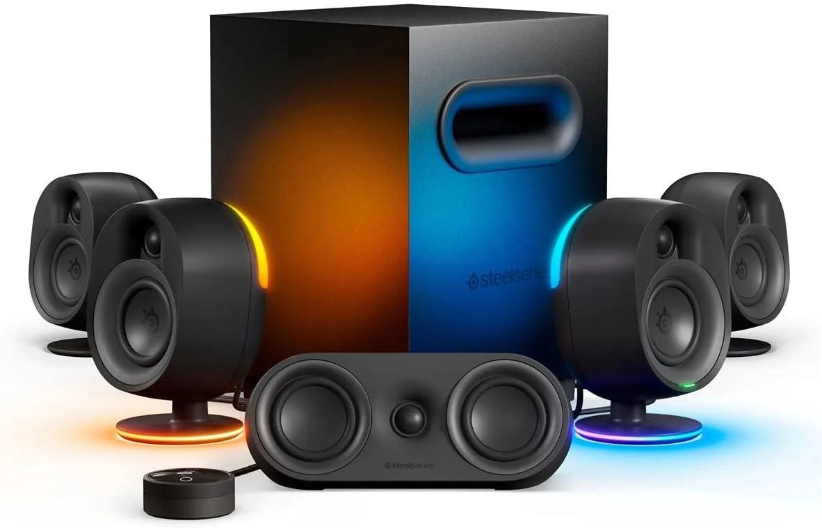 SteelSeries SteelSeries Arena 9 Illuminated 5.1 Speaker 6.5" Subwoofer — product photo