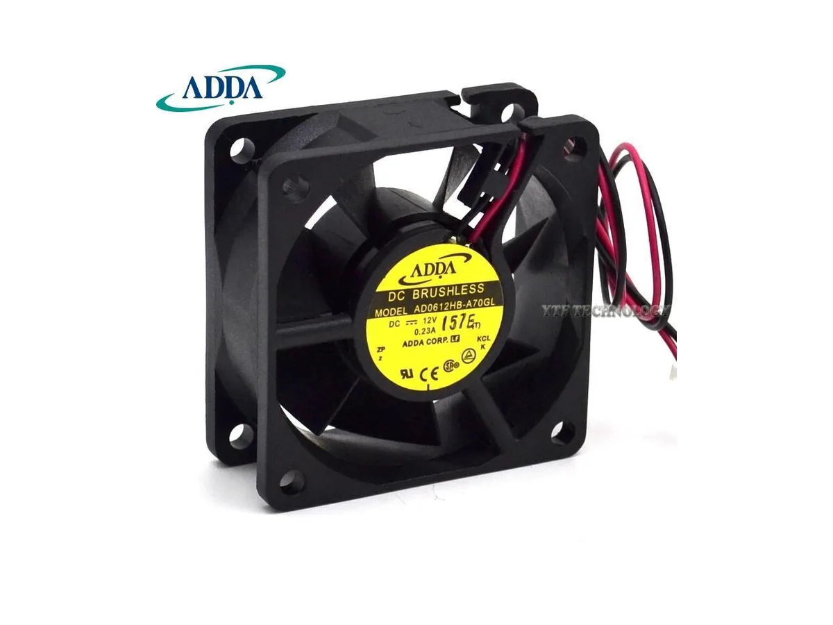 Fans Fans AD0612HB-A70GL 6025 dual ball bearing case fan 12V .23A — product photo