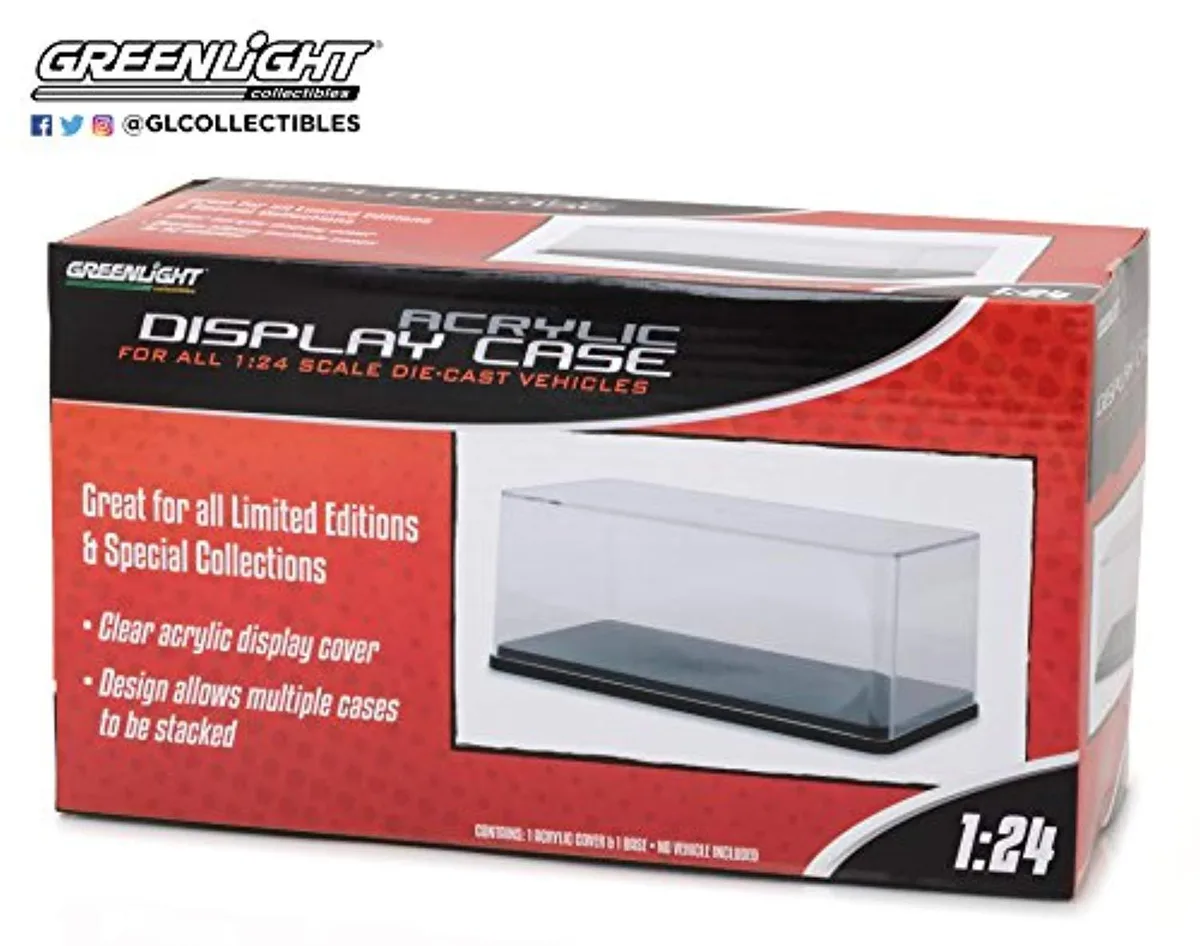 GREENLIGHT GREENLIGHT 1:24 Acrylic Display Case Clear 9.5×5×3.75 — product photo