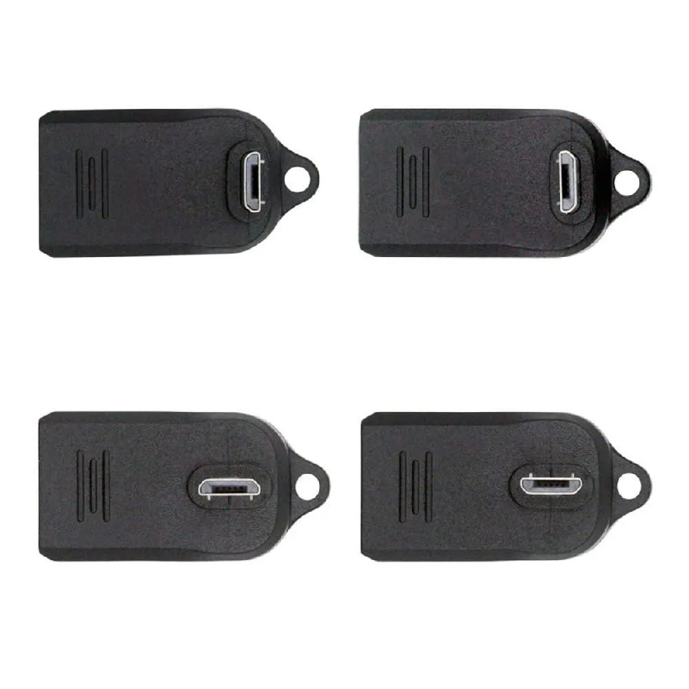 Fervit Fervit Micro USB 2.0 OTG to USB-A Female 90° Adapter 4-pack — product photo