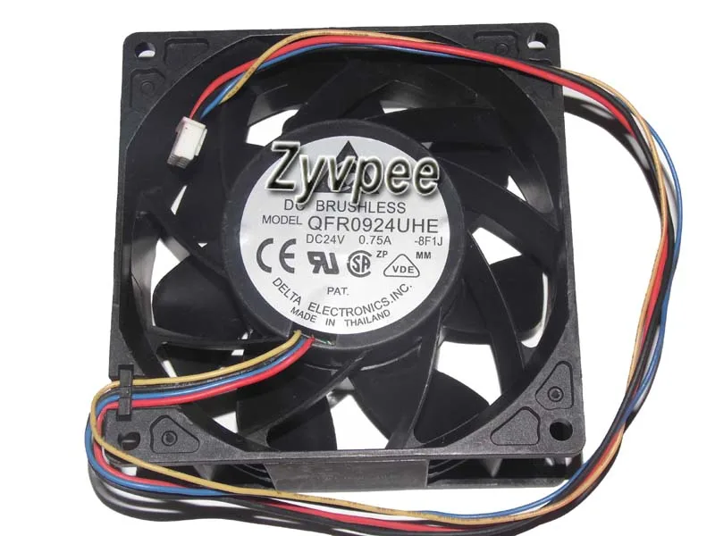 Zyvpee Zyvpee QFR0924UHE -8F1J 90x38mm 24V 0.75A 4-pin case fan — product photo