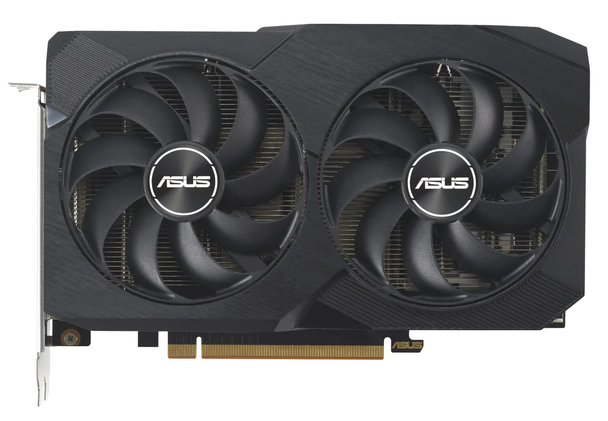 ASUS ASUS DUAL-RX7600-O8G-V2 Radeon RX 7600 graphics card — product photo