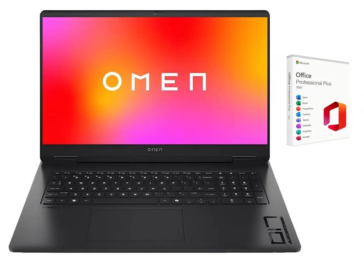 HP HP OMEN 17.3" AMD Ryzen AI 9 365 RTX 5060 32GB 1TB laptop — product photo