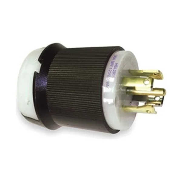 Hubbell Incorporated Hubbell HBL2811 Locking Plug L21-30P 30A 120/208V AC — product photo