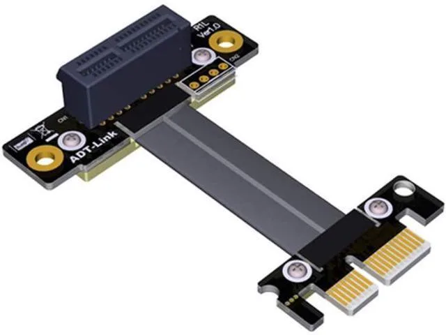 ORVIX ORVIX 90 Degree Right Angle PCIe 3.0 x1 to x1 Power Extension Cord — product photo