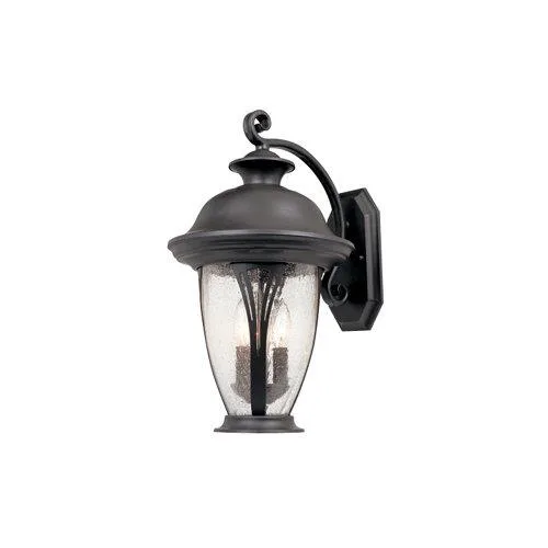 Designers Fountain Designers Fountain 30521-BZ wall sconce, bronze, seedy glass, 16" height — product photo
