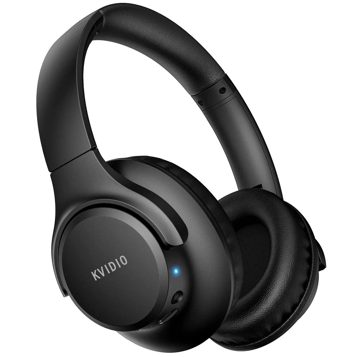  KVIDIO WH201 Over-Ear Headphones 65H Black — product photo