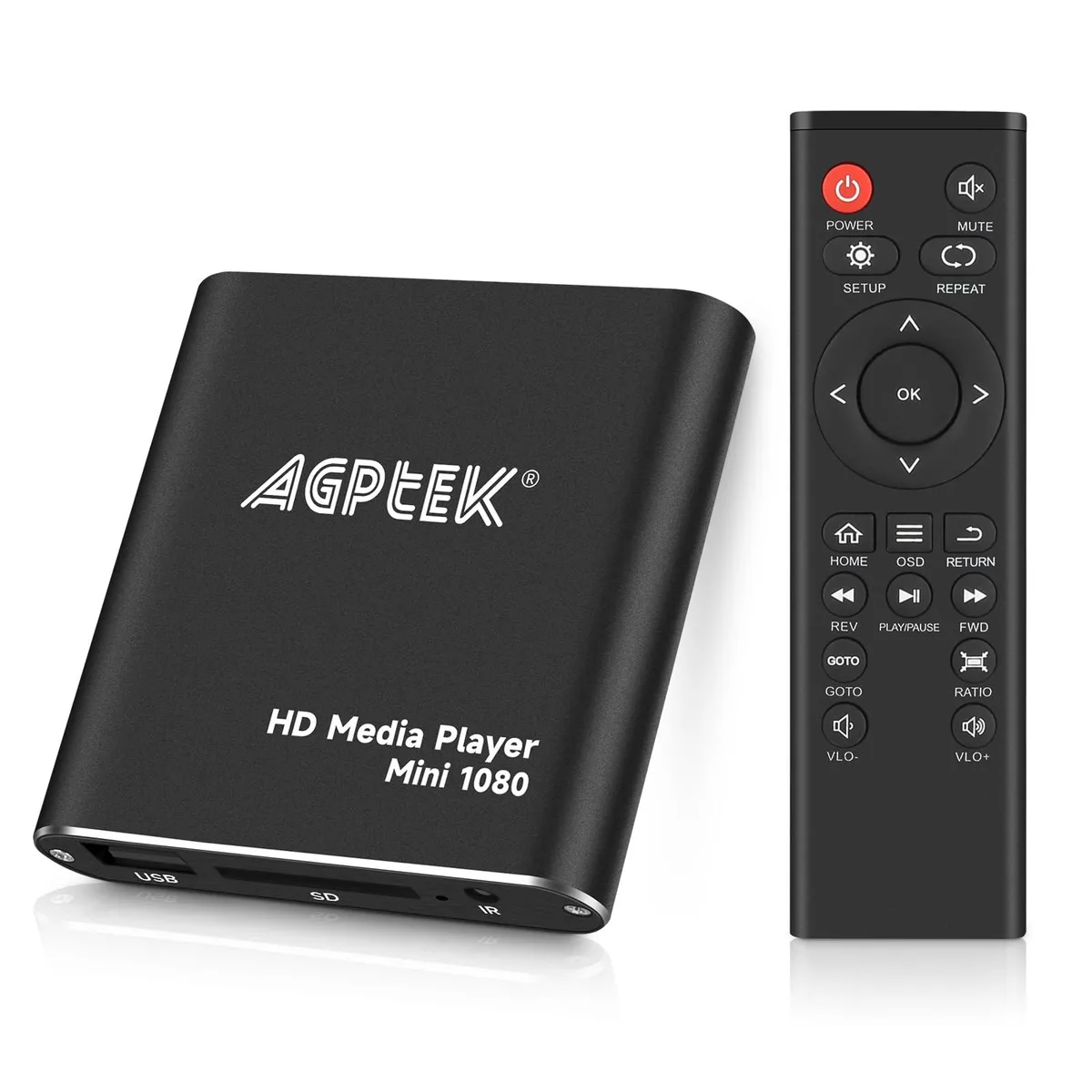 AGPTEK 1080p Network Media Player — product photo