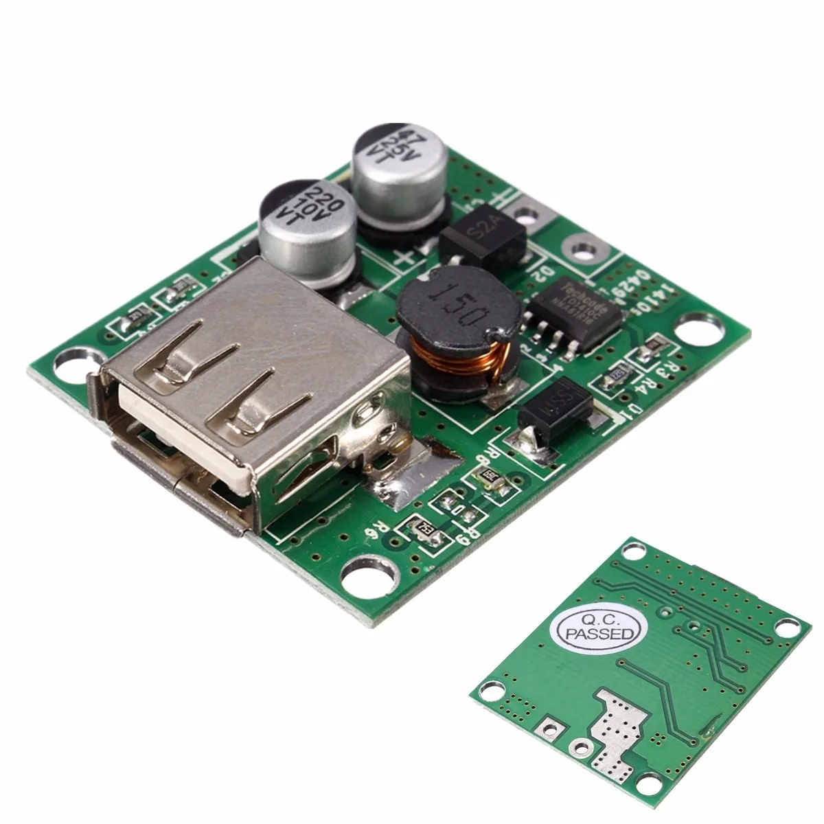 Small black rectangular module with USB port 35x40x15mm