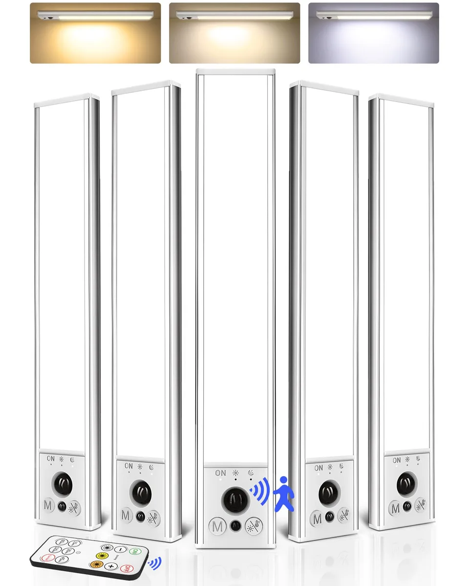  EZVALO EZL2410A 5-Pack 10 Inch Under Cabinet Lights — product photo
