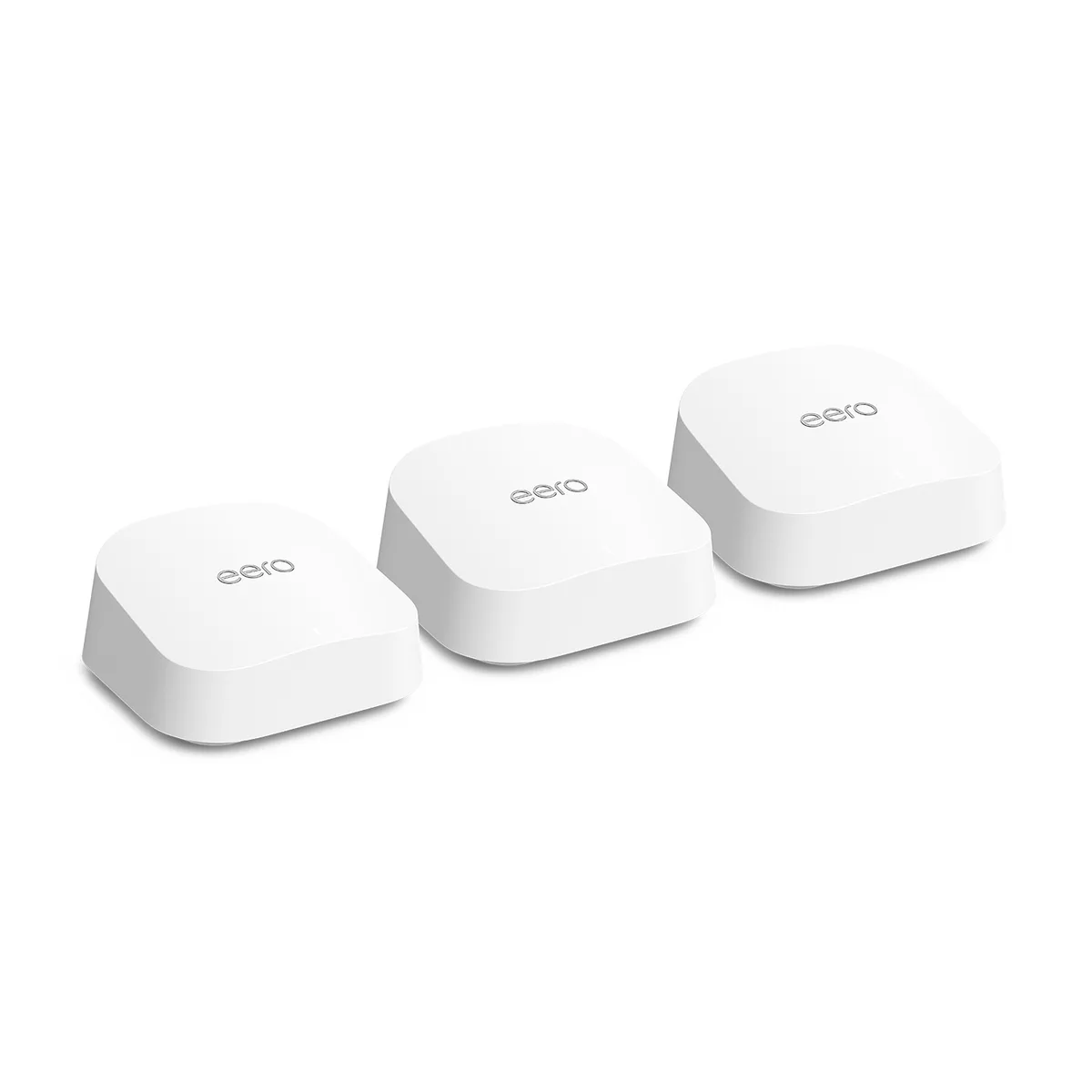 eero eero 7 mesh Wi-Fi system 3-pack 6000 sq ft — product photo