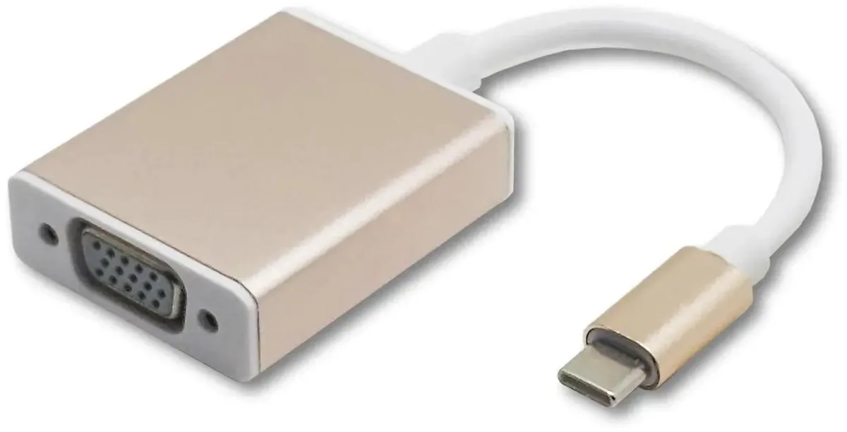 SMUGDESK SMUGDESK USB-C to VGA 1080P Adapter Cable Rose Gold — product photo