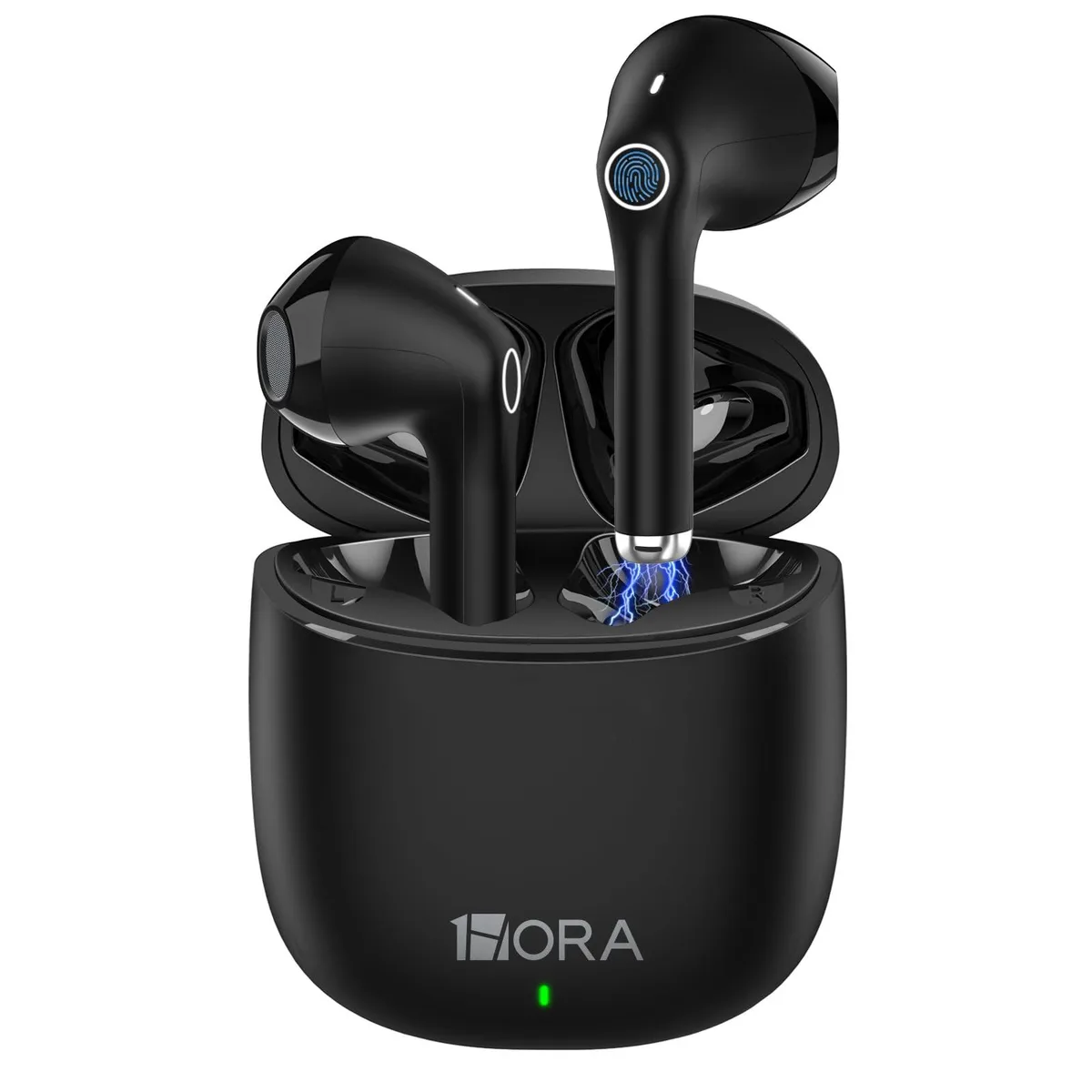  1 Hora AUT201N-1 In-Ear Bluetooth 5.3 Earbuds 22h Black — product photo