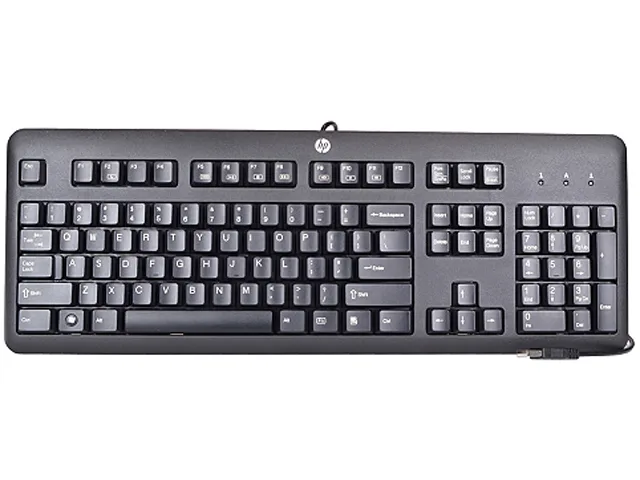 HP HP QY776AT#ABA USB Wired Keyboard Black — product photo