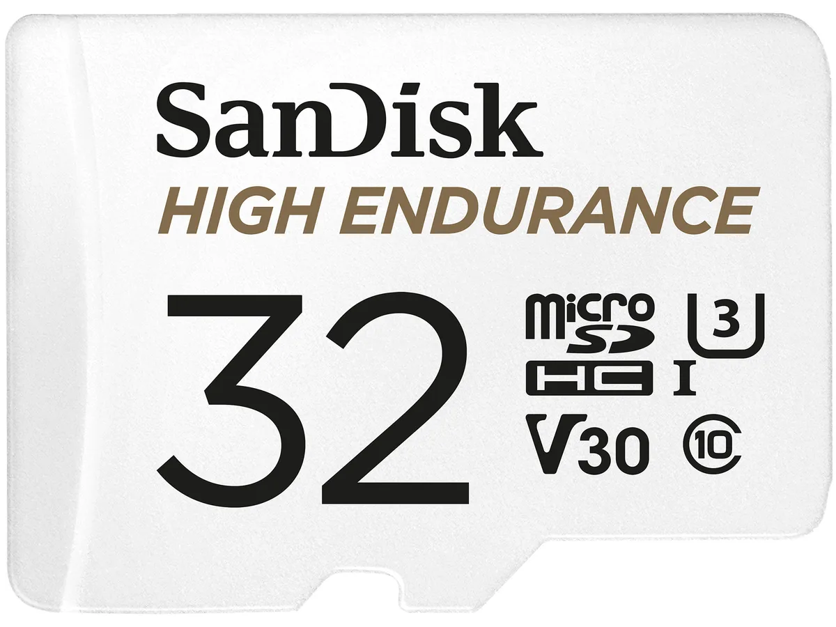 SanDisk SanDisk SDSQQNR-032G-GN6IA 32GB microSDHC memory card — product photo