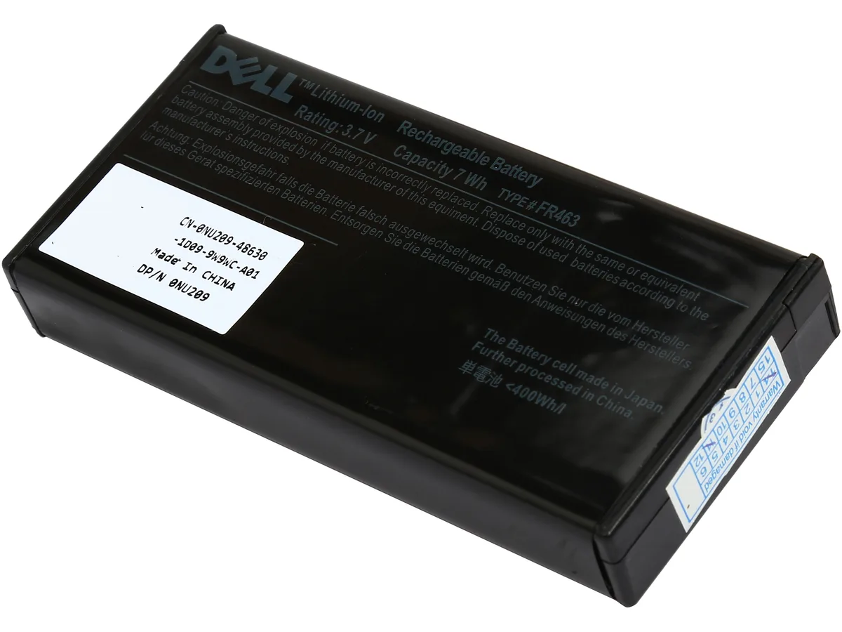 DELL DELL NU209 3.7V 1892mAh Lithium-Ion Battery Perc 5i 6i PowerEdge 1950 2900 2950 — produktfoto