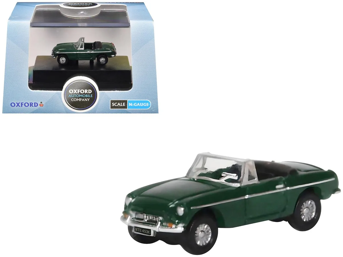Oxford Diecast Oxford Diecast MG MGB Roadster RHD British Racing Green 1/148 hobby collectible — product photo