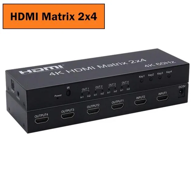 YINGHUA YINGHUA 4x4 HDMI Matrix KVM Switch 4K 60Hz — product photo