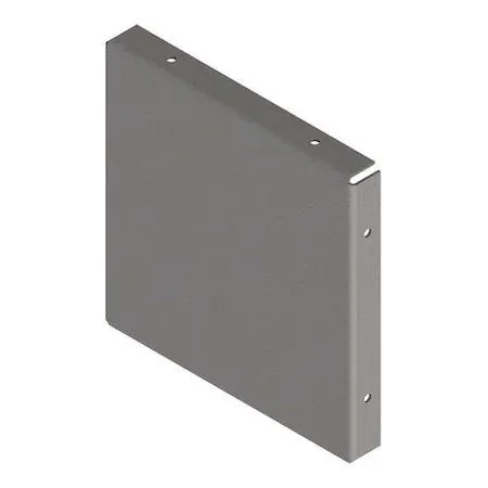 HOFFMAN HOFFMAN F88GCPNK Wireway Closure Plate Steel 8x8in Gray 14ga — product photo