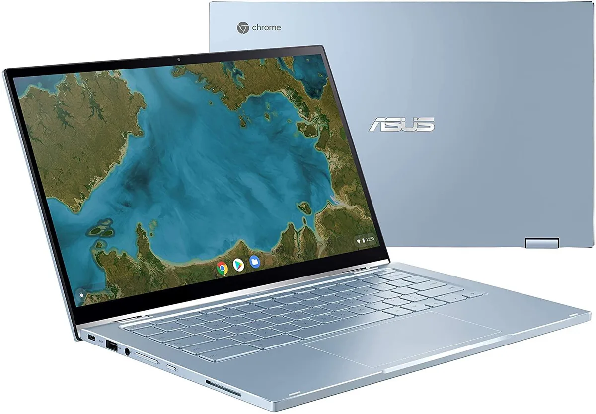 ASUS ASUS Flip C433TA laptop, Core m3-8100Y, 4GB, 64GB eMMC, 14" FHD touch — product photo