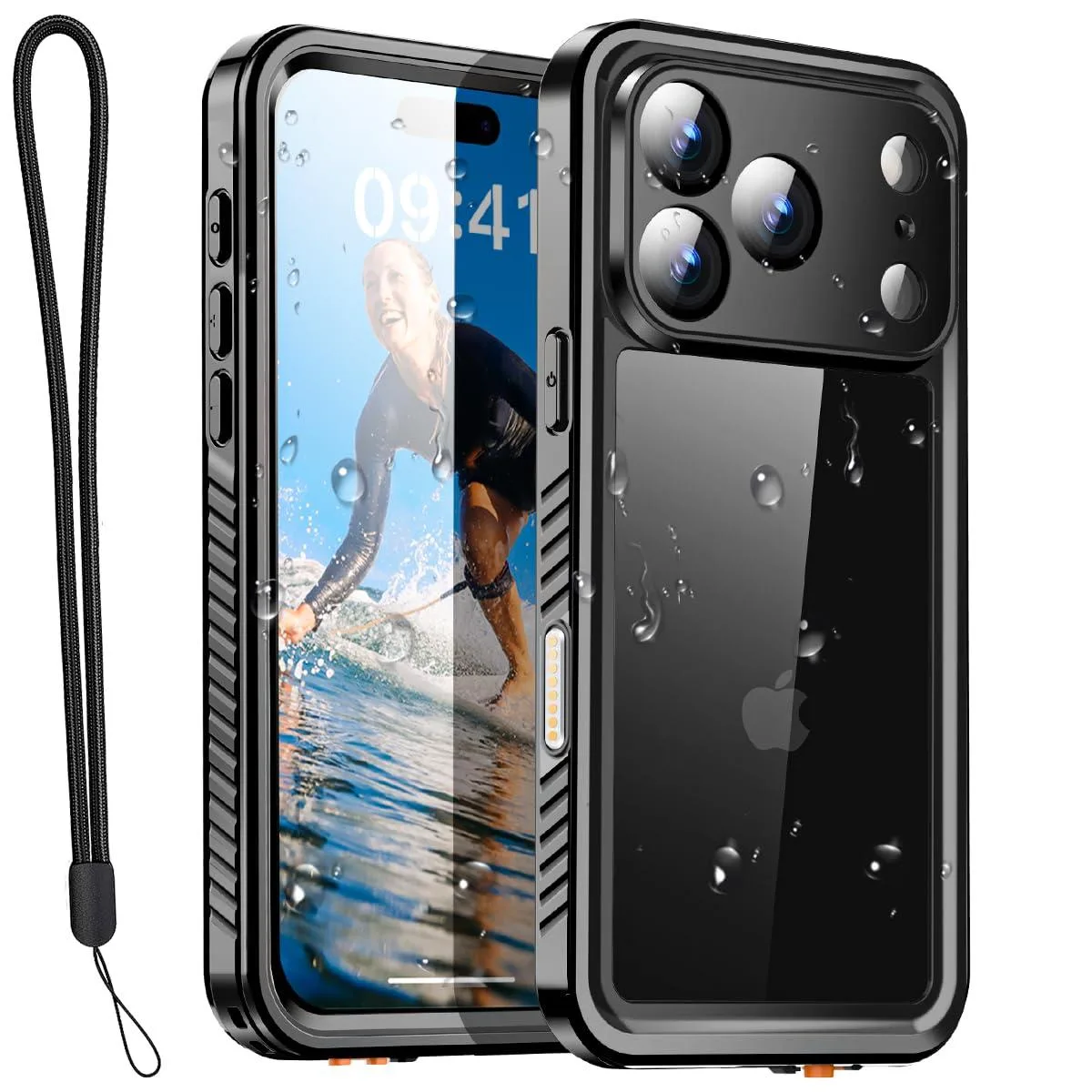  AICase BF714 Waterproof Case for iPhone 17 Pro Max Clear — product photo