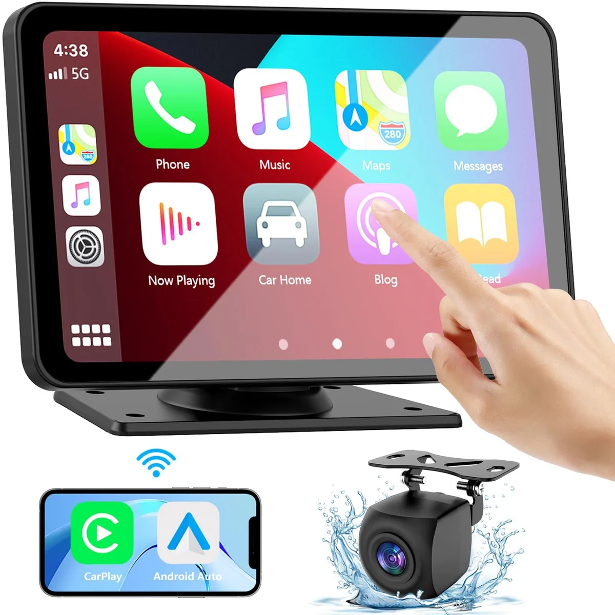 Metra ACP7 7" 1024x600 mobile video — product photo