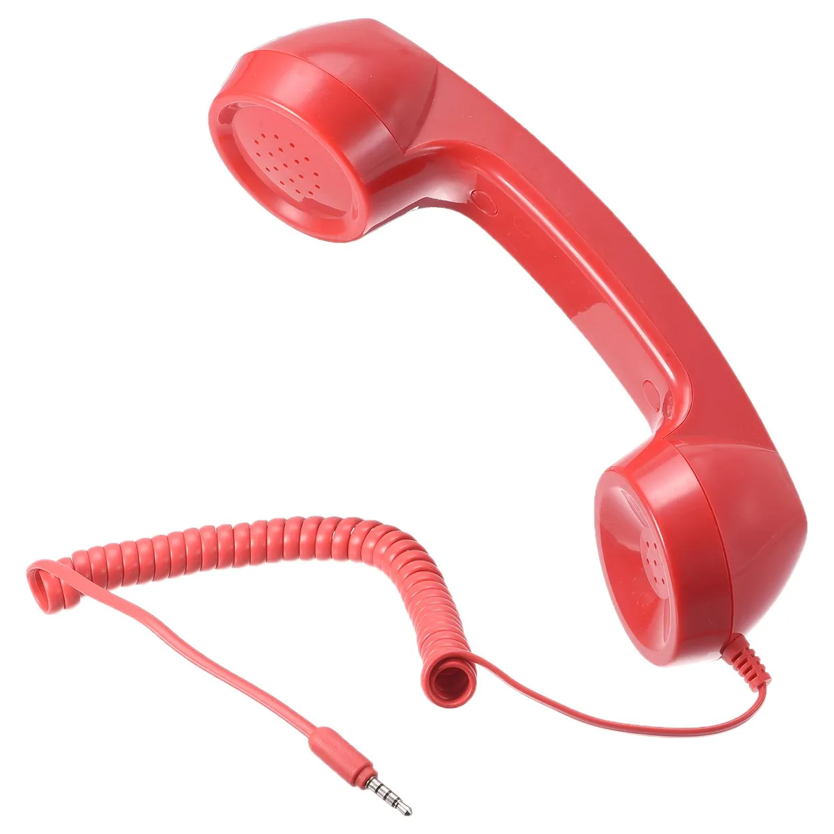 Unique-Bargains Unique-Bargains 3.5mm Retro Handset Smooth Red — product photo