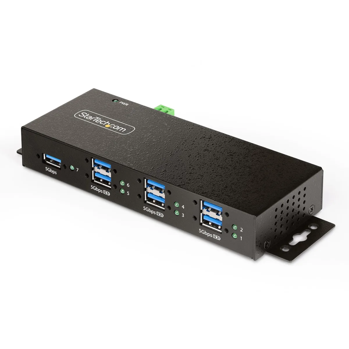 STARTECH STARTECH 5G7AINDRM-USB-A-HUB 7-Port USB 3.0/3.1/3.2 G1 5Gbps Hub — product photo
