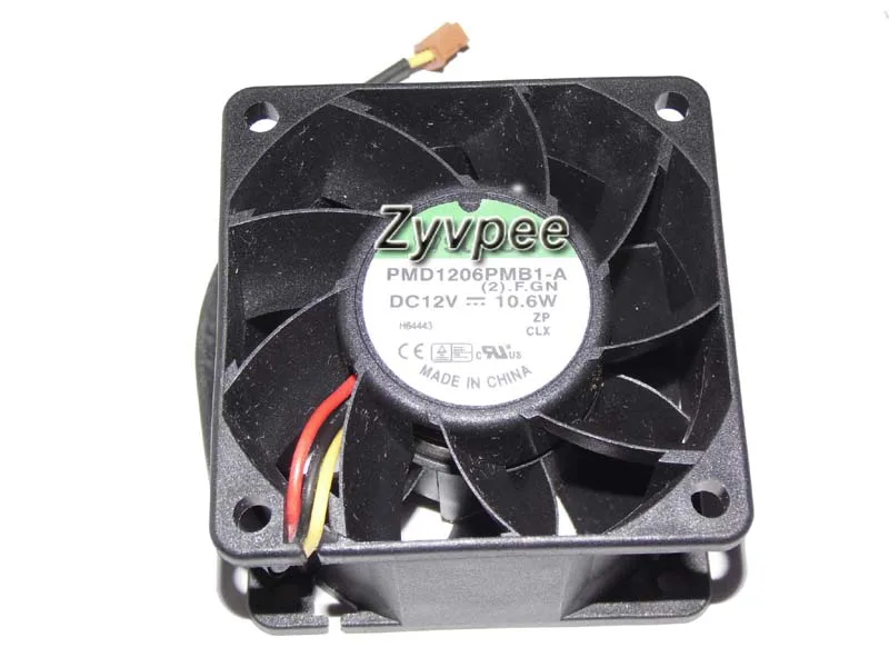 Zyvpee Zyvpee PMD1206PMB1-A 60x38mm 12V 10.6W 3-pin case fan — product photo