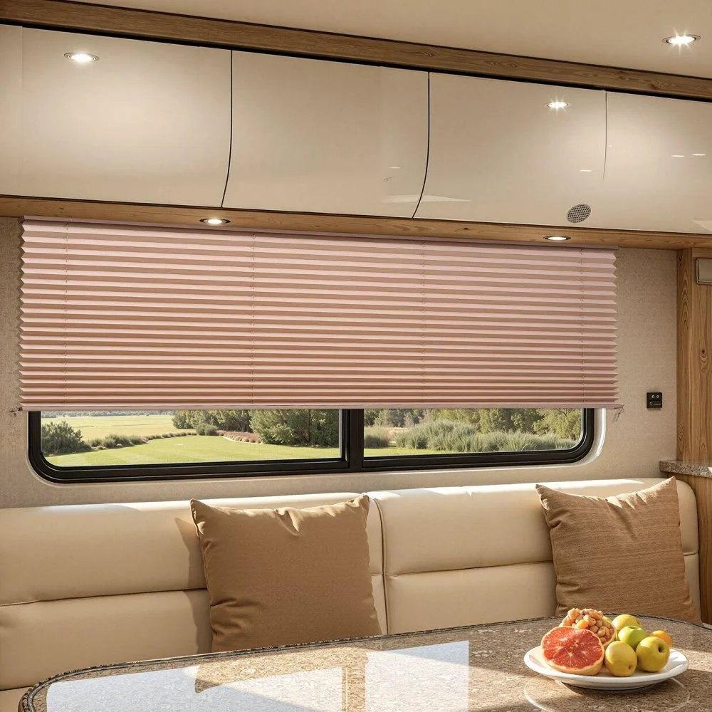 VEVOR VEVOR RV Pleated Shades 62 x 32 in Cappuccino — product photo