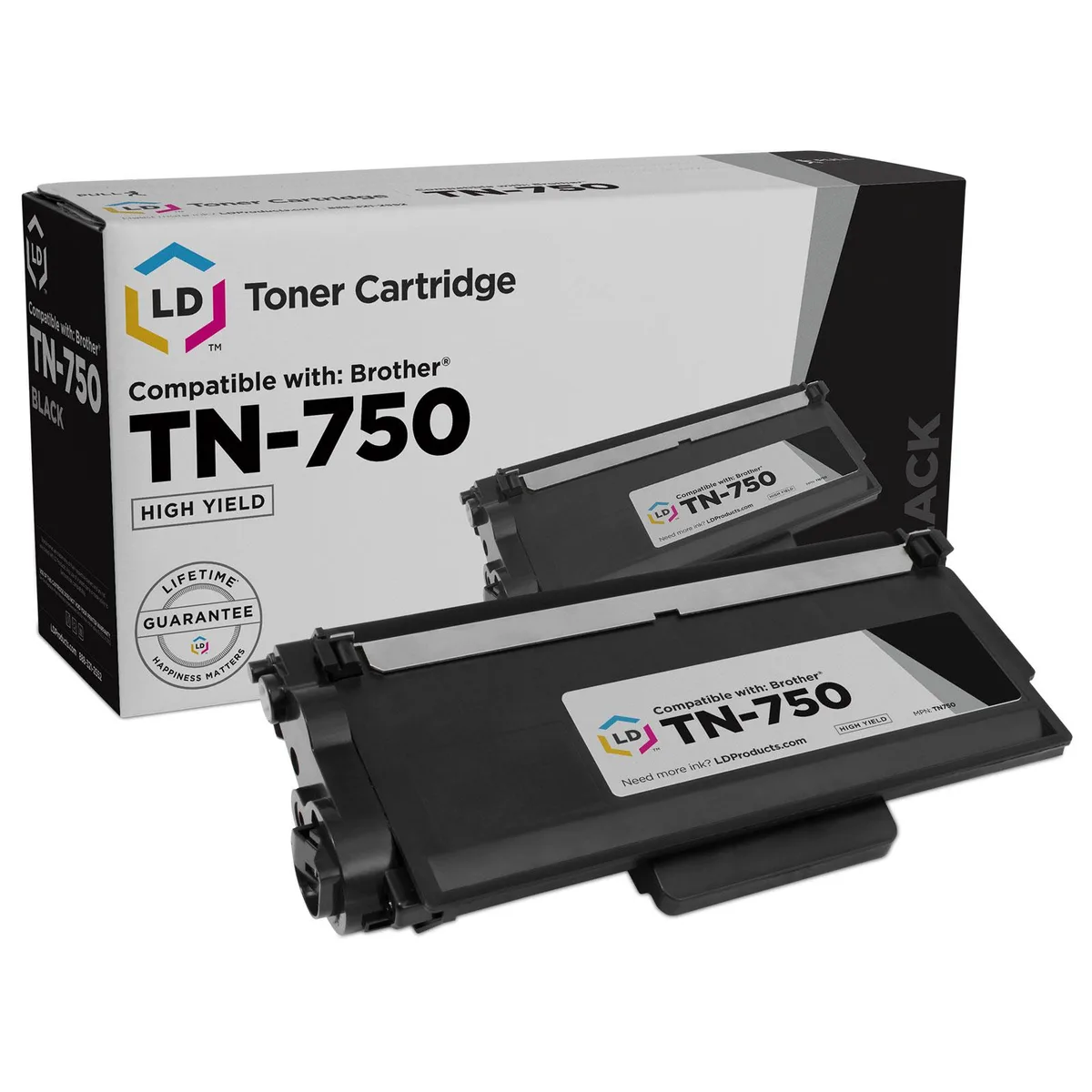 LD Products LD Products Compatible Toner Cartridge for Brother TN750 High Yield Black — product photo