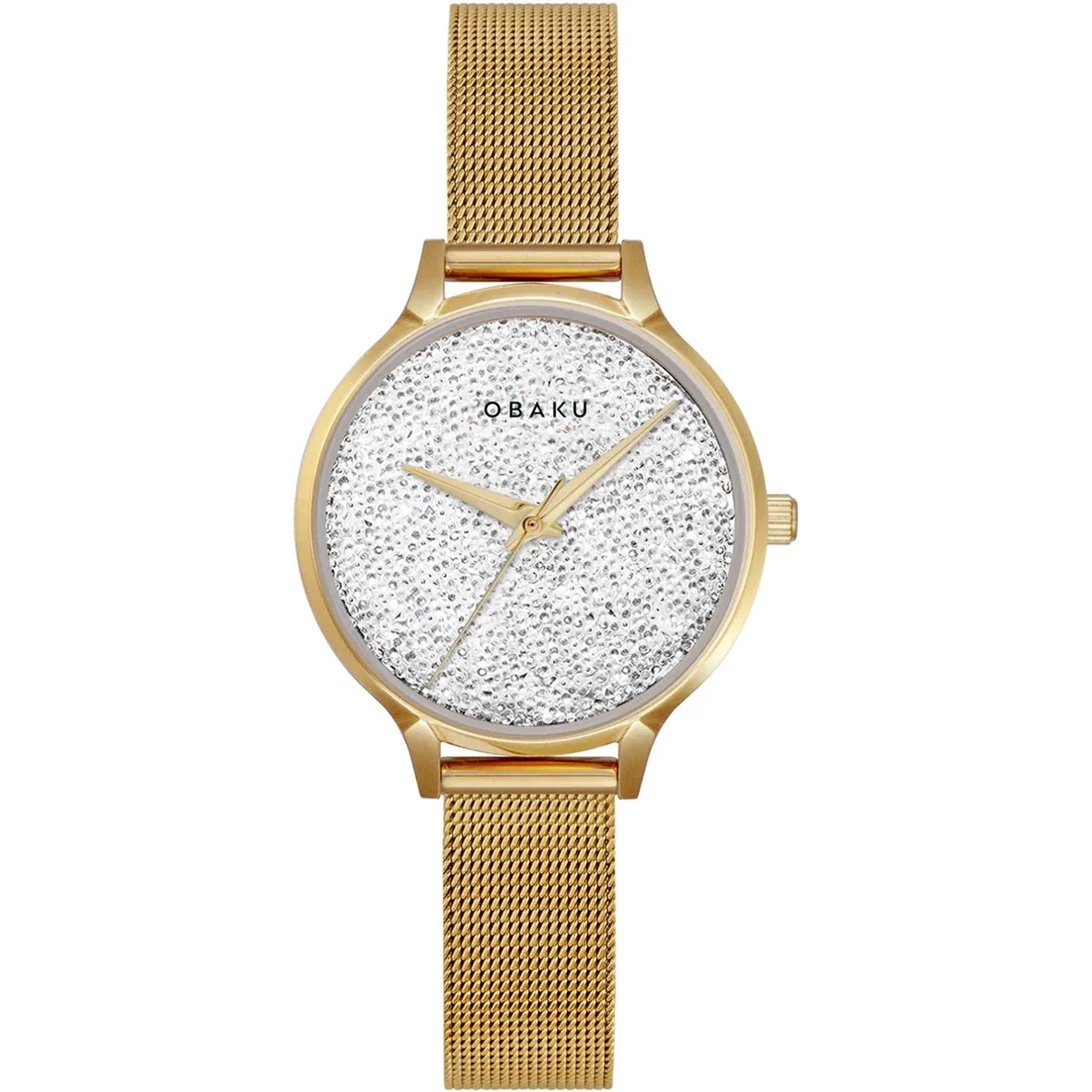 Silver stainless steel watch with matching bracelet and silver dial
