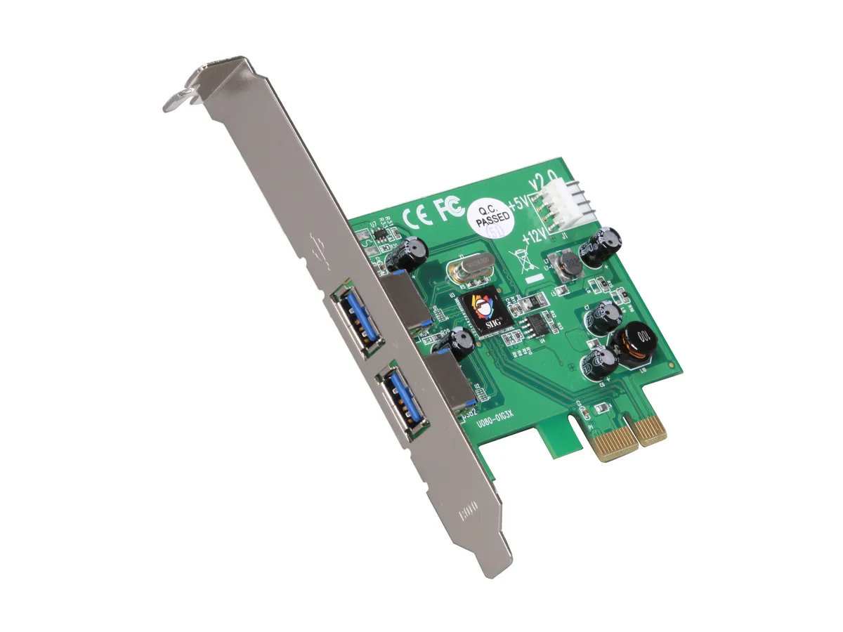 SIIG, Inc SIIG, Inc JU-P20412-S2 PCI Express to 2-Port USB 3.0 expansion card — product photo