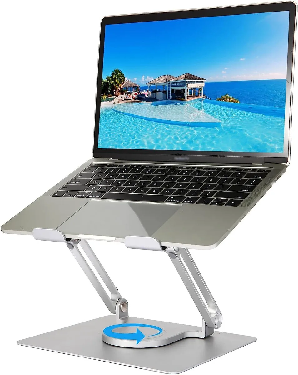 Jansicotek Jansicotek B11 laptop cooling pad silver 360° rotating 10-17 in — product photo