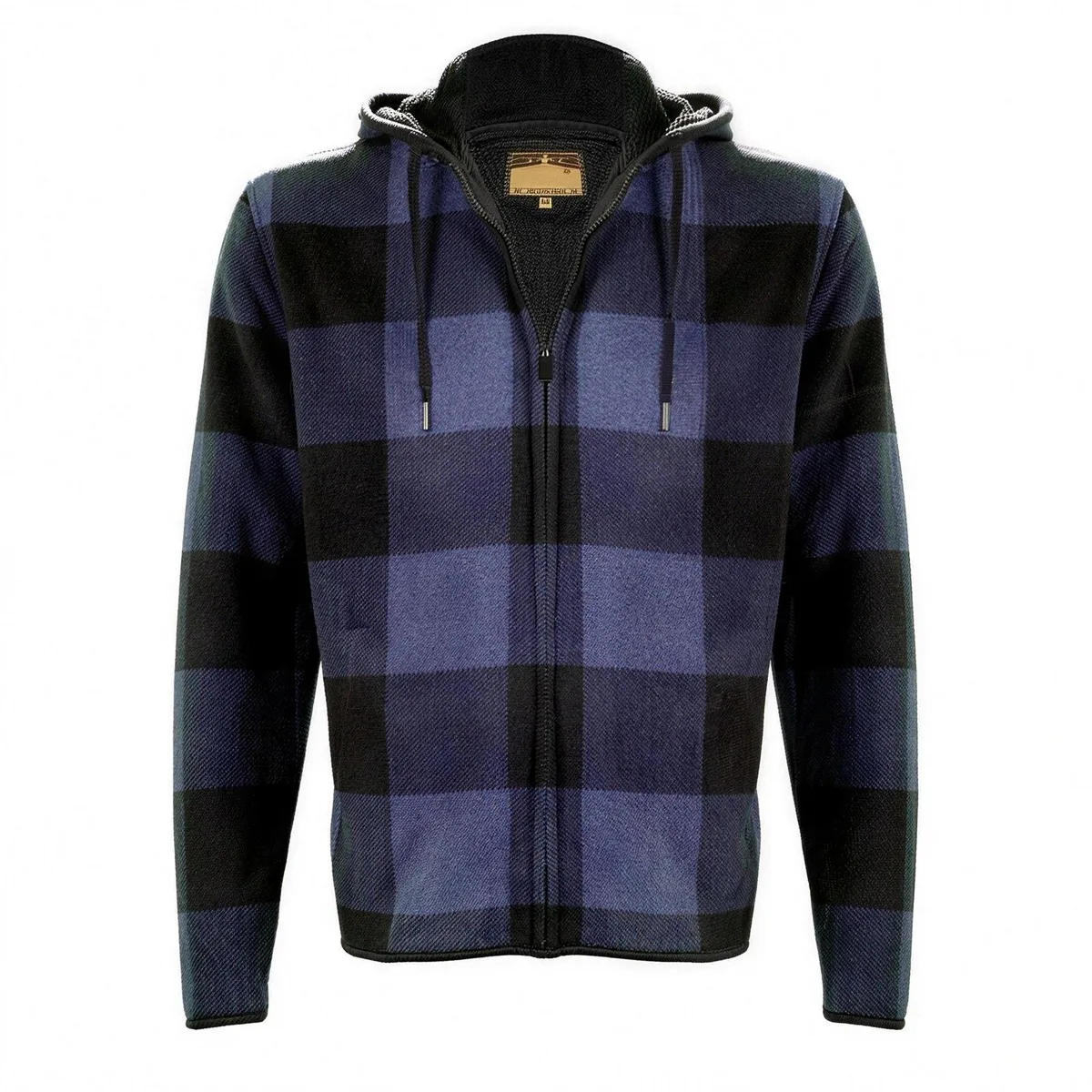Altatac Altatac ALTA-FLANNEL Sherpa Lined Flannel Hooded Jacket Dark Blue Size S — product photo