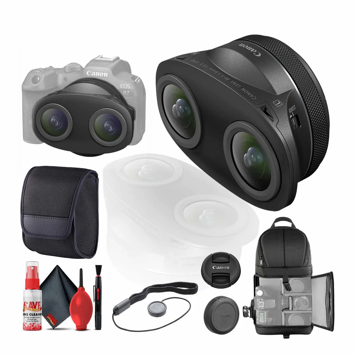 Canon Canon RF-S 3.9mm f/3.5 STM Dual Fisheye Lens (6578C002) — product photo