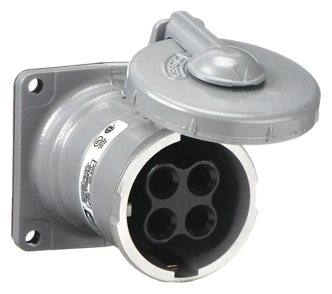 Hubbell Incorporated Hubbell Incorporated HBL5100RS1W 100A 600V pin and sleeve receptacle — product photo