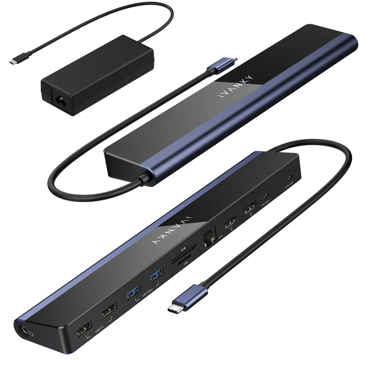 ivanky ivanky VCC08 12-in-1 Thunderbolt 3 Docking Station — product photo