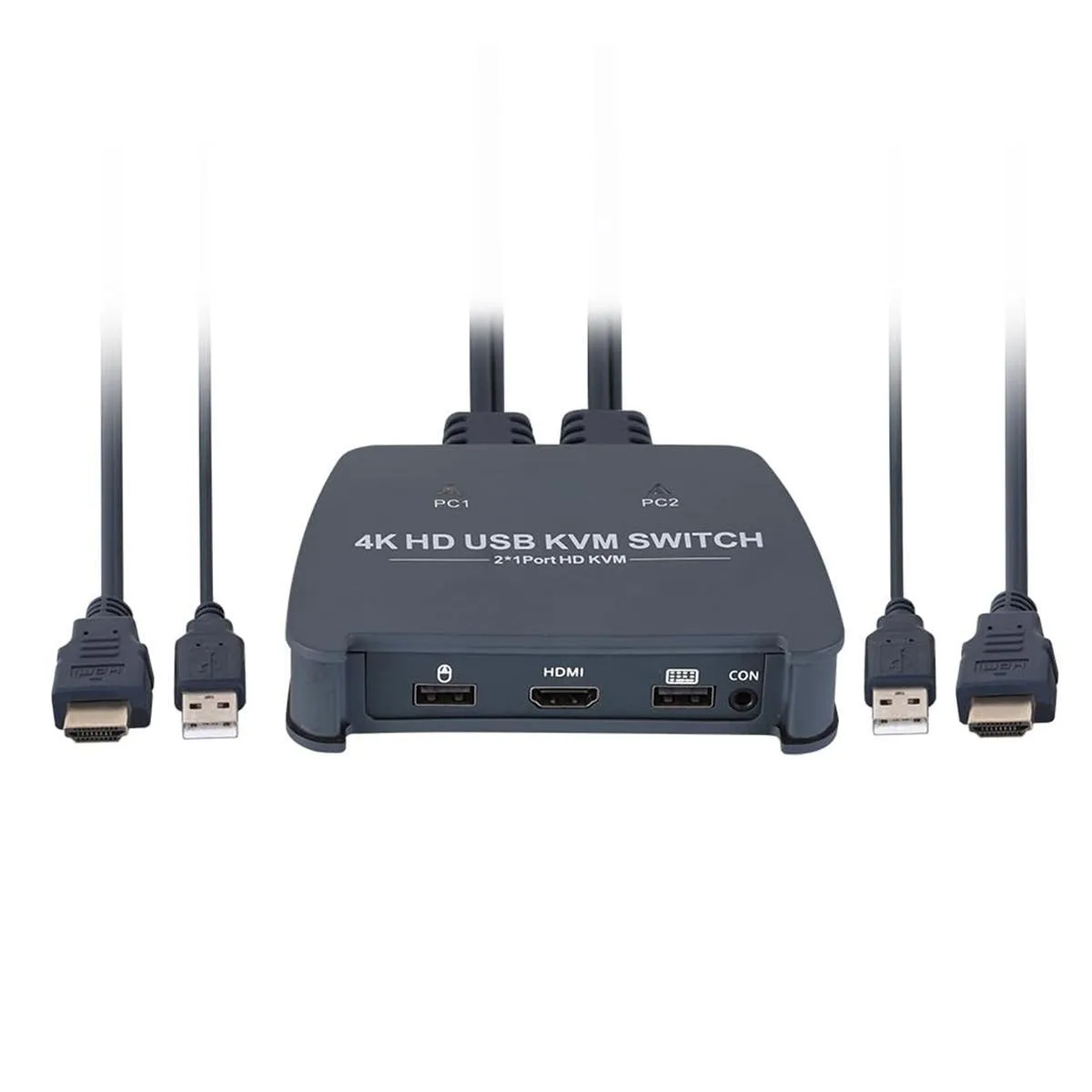 WRIARICH WRIARICH 2-Port HDMI KVM Switch 4K@60Hz 1 Monitor — product photo