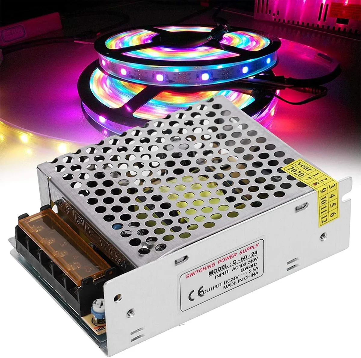 myVolts myVolts S-60-24 24V 2.5A 60W AT power supply — product photo