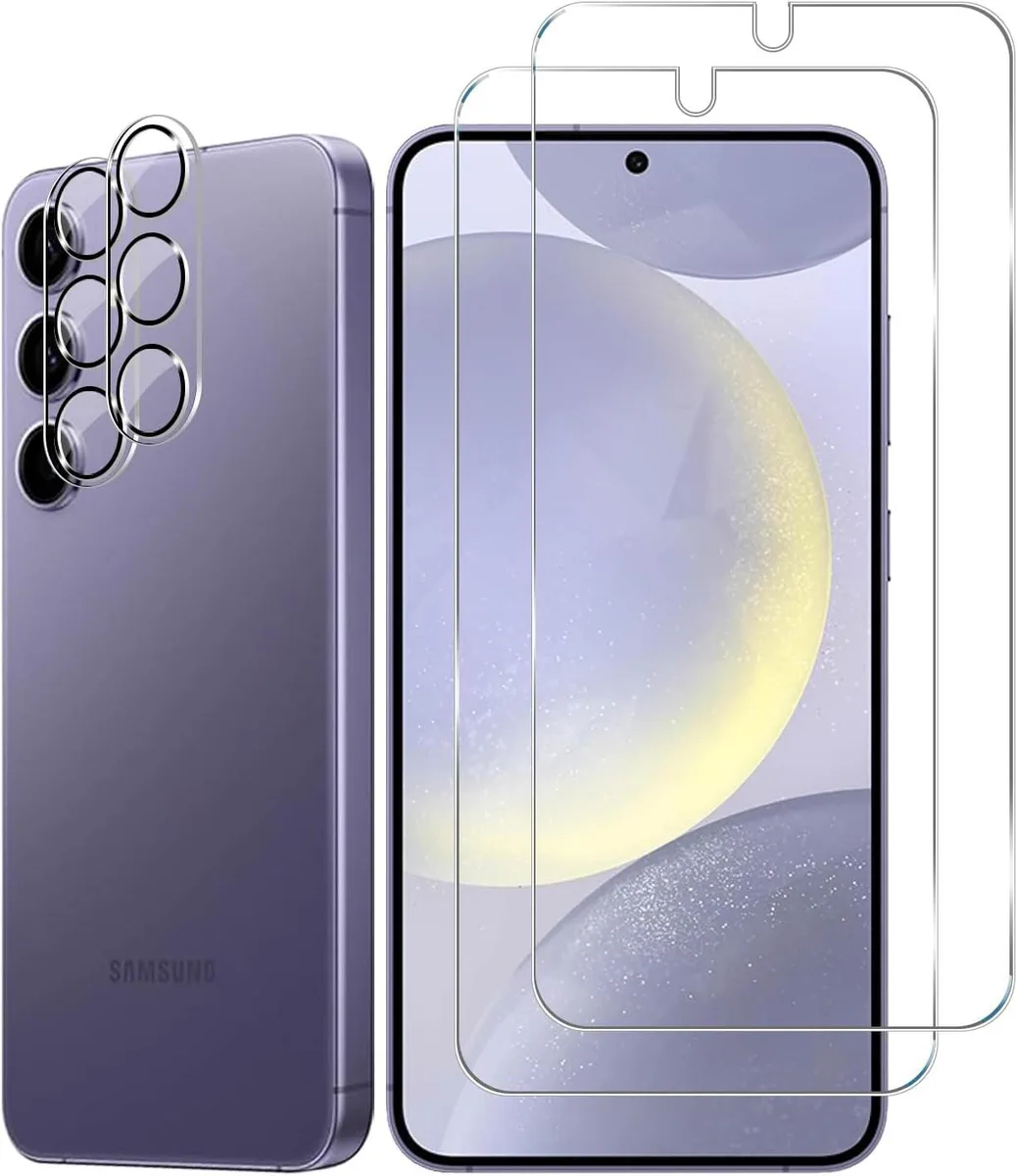 NuoTo NuoTo Galaxy S24 Tempered Glass Screen &amp; Camera Lens Protector 2+2 Pack — product photo