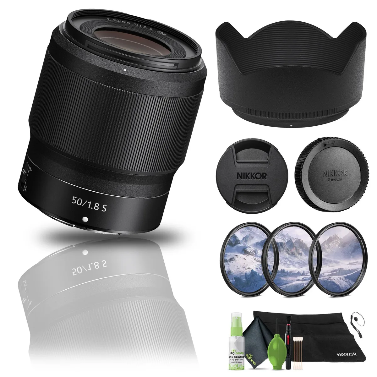 Nikon Inc Nikon NIKKOR Z 50mm f/1.8 S camera lens + Filter Kit (20083) — product photo