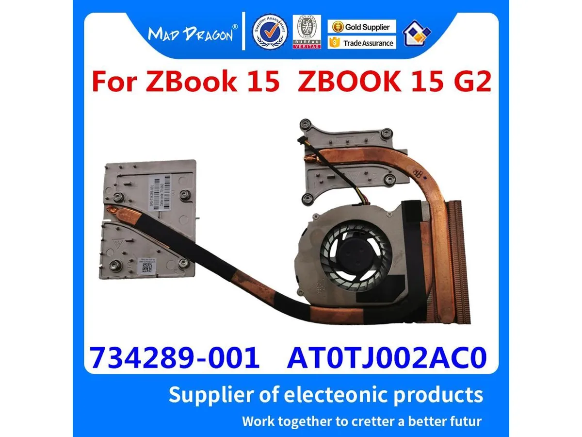 Fans Fans Heatsink and Fan for HP ZBook 15 G2 NVIDIA K1100M GPU 734289-001 — product photo