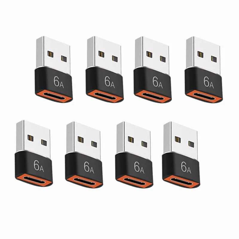Icomroad Icomroad USB 3.0 to Type-C Adapter 8 Pack Black — product photo