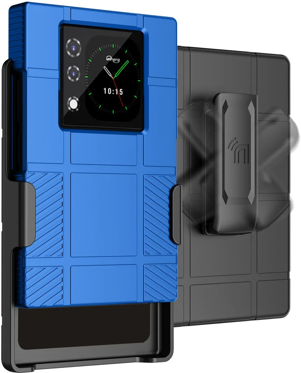 Nakedcellphone Nakedcellphone Hard Case &amp; Belt Clip Holster for Unihertz Titan 2 - Cobalt Blue — product photo