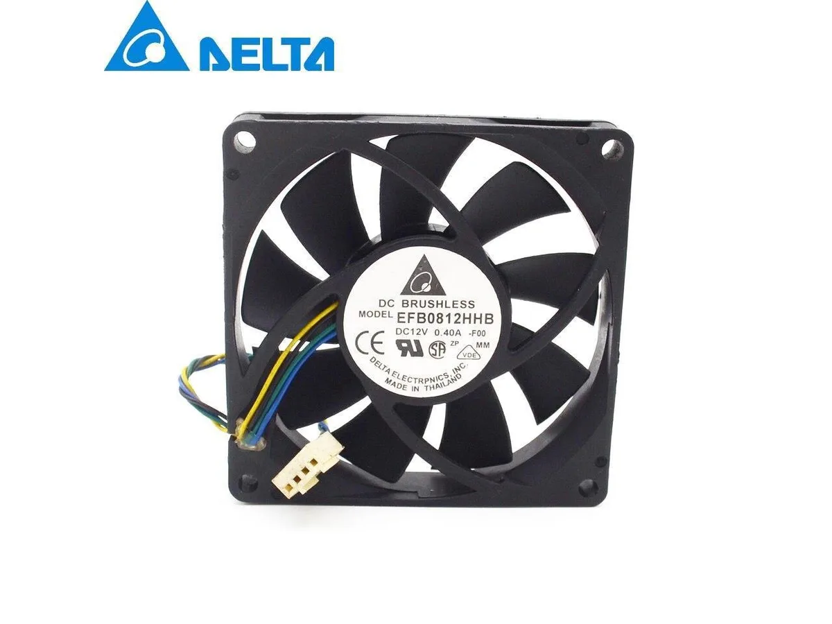 Fans Fans EFB0812HHB 8015 80x80x15 12V .40A PWM case fan — product photo